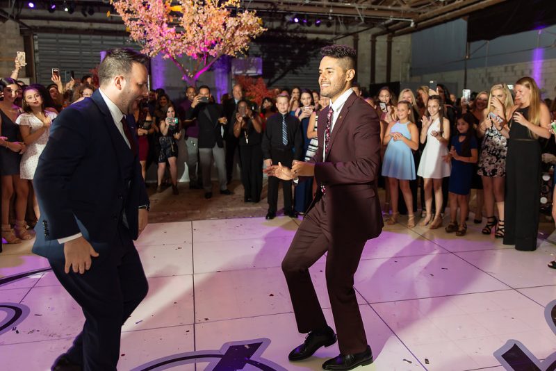 Prepare to swoon these stylish grooms and their swanky and chic wedding