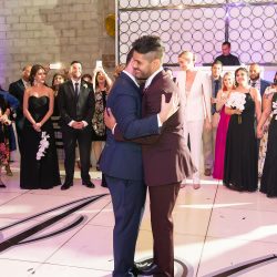 Prepare to swoon these stylish grooms and their swanky and chic wedding