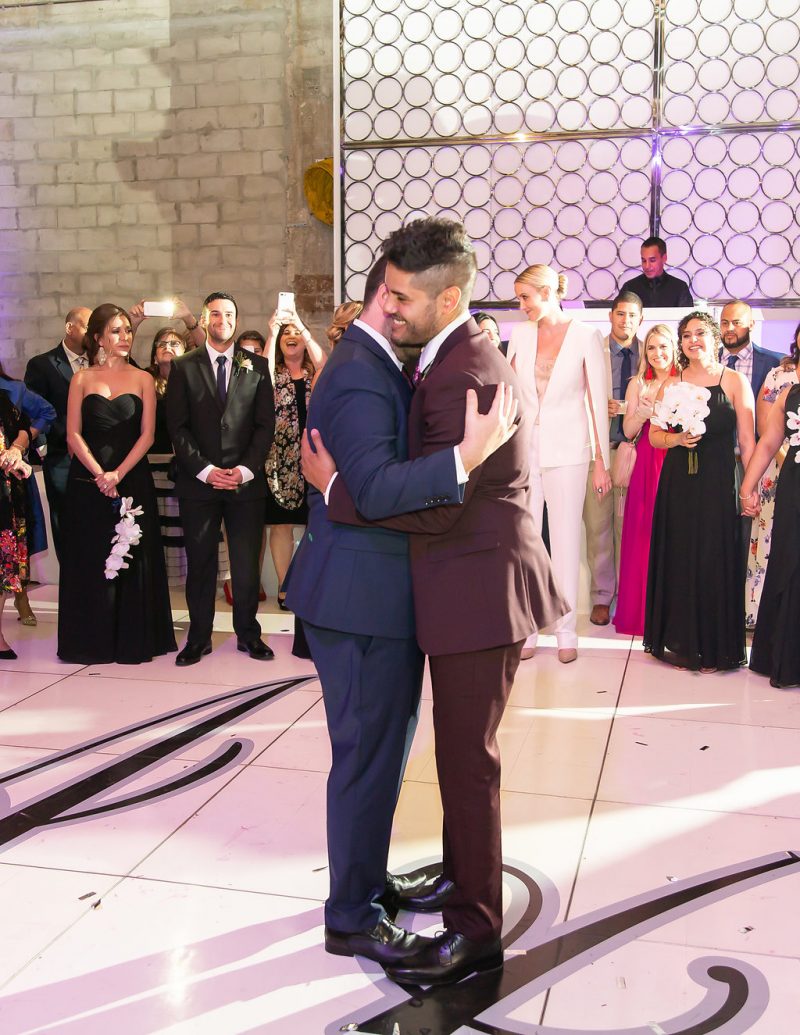 Prepare to swoon these stylish grooms and their swanky and chic wedding