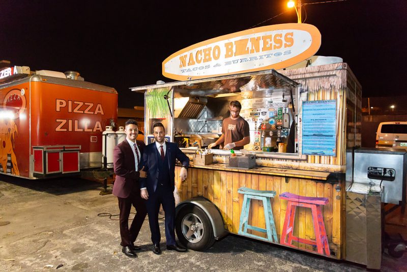 Prepare to swoon these stylish grooms and their swanky and chic wedding