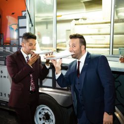 Prepare to swoon these stylish grooms and their swanky and chic wedding