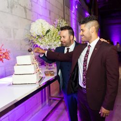 Prepare to swoon these stylish grooms and their swanky and chic wedding