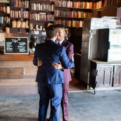 Prepare to swoon these stylish grooms and their swanky and chic wedding
