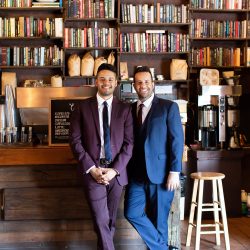 Prepare to swoon these stylish grooms and their swanky and chic wedding
