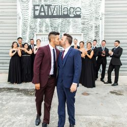 Prepare to swoon these stylish grooms and their swanky and chic wedding