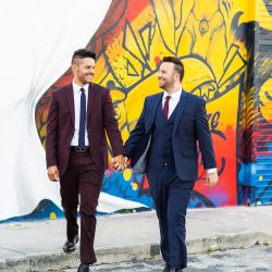 Prepare to swoon these stylish grooms and their swanky and chic wedding
