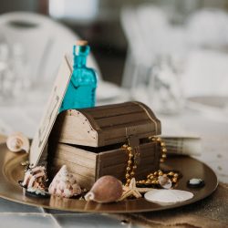 Roberts Atwell JanetHowardStudio Atwell0606 big - Land ho! Get yer sea legs for this pirate wedding in Wisconsin Pirate themed Wedding