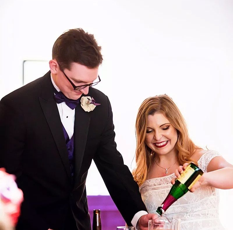 Our delicious unity beer ceremony was… hopping (plus our ceremony wording!)