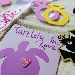 Turtles! Brunch! Dogs in ties! This rainbow lesbian wedding is all about furever love