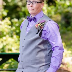 Turtles! Brunch! Dogs in ties! This rainbow lesbian wedding is all about furever love
