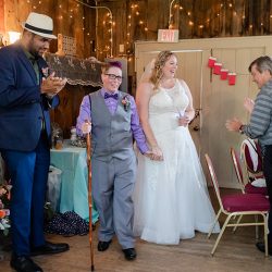 Turtles! Brunch! Dogs in ties! This rainbow lesbian wedding is all about furever love