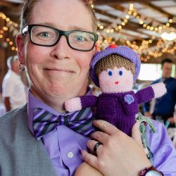 Turtles! Brunch! Dogs in ties! This rainbow lesbian wedding is all about furever love