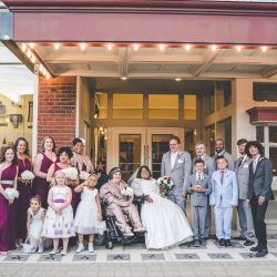 Cosby Hood SarahBabcockStudio 2432431063Hood big - Old Hollywood glittery glam reigns at this retro theater wedding Old Hollywood glittery glam reigns at this retro theater wedding