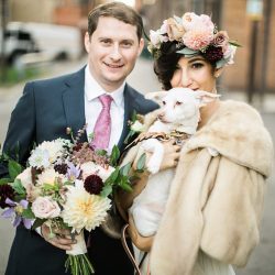 Champagne wishes & flower crown dreams at this Thursday evening dinner party wedding