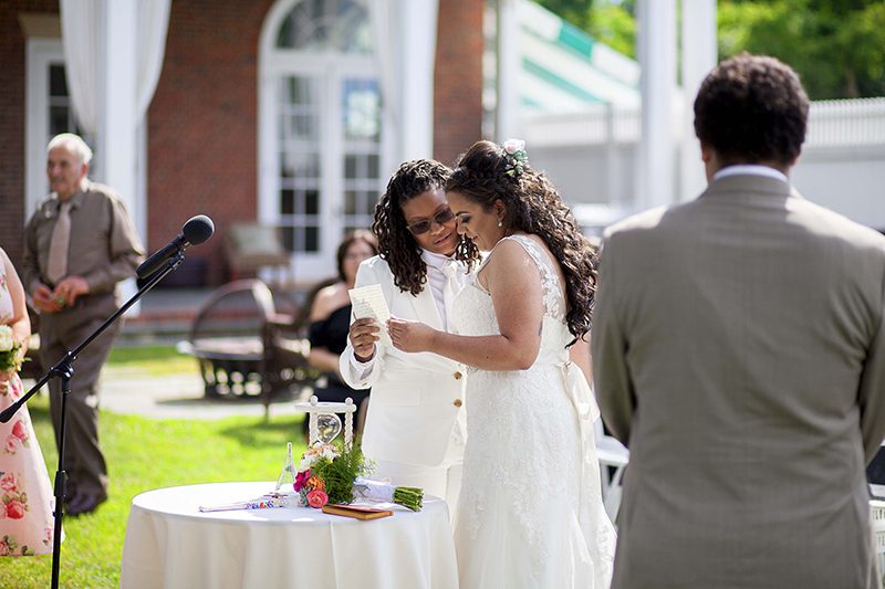 Bookworms and gamer girls marry in style in New York