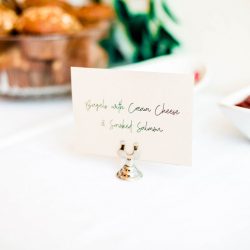 You'll need to fan yourself from the pink suit & striped dress at this romantic brunch wedding