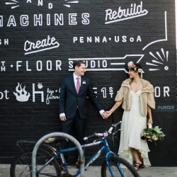 Champagne wishes & flower crown dreams at this Thursday evening dinner party wedding