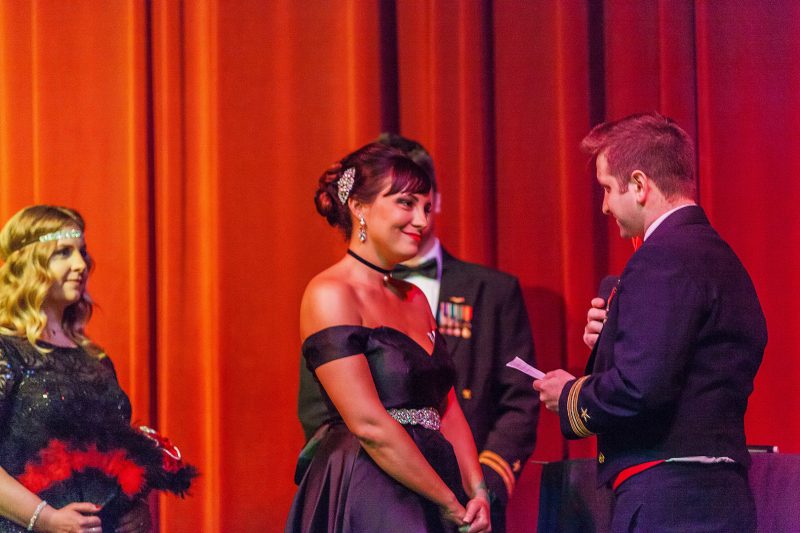 This May the Fourth wedding had dancing storm troopers, original art, & a killer black dress