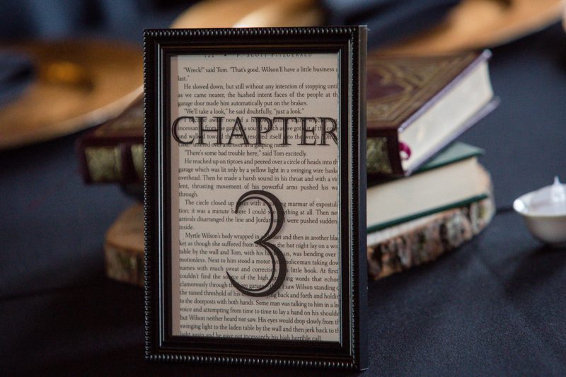 A Biltmore Estate library-inspired wedding with lots of BATMAN