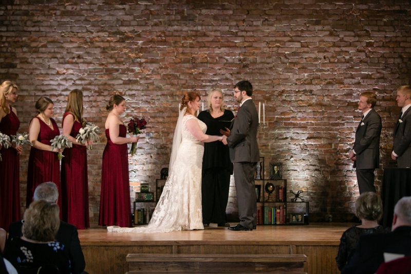 A Biltmore Estate library-inspired wedding with lots of BATMAN