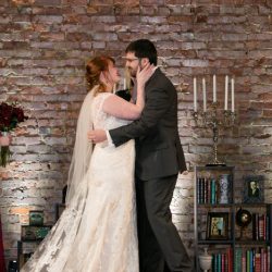 A Biltmore Estate library-inspired wedding with lots of BATMAN