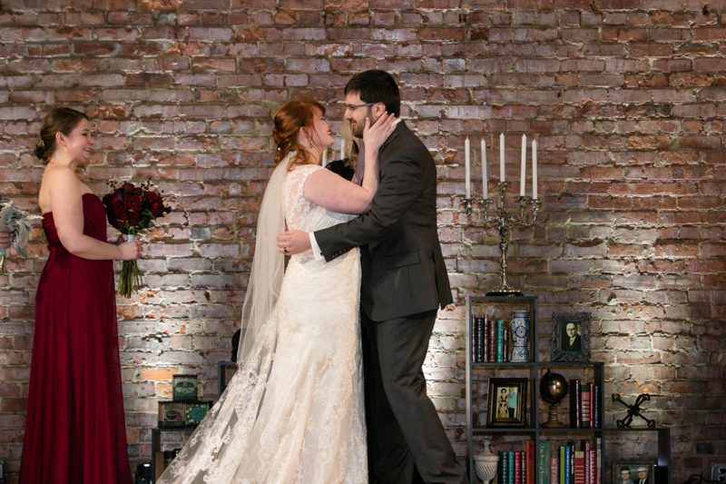 A Biltmore Estate library-inspired wedding with lots of BATMAN