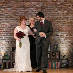 A Biltmore Estate library-inspired wedding with lots of BATMAN