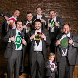 A Biltmore Estate library-inspired wedding with lots of BATMAN