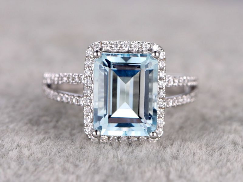 We are making serious eyes at these swank & colorful engagement rings ...