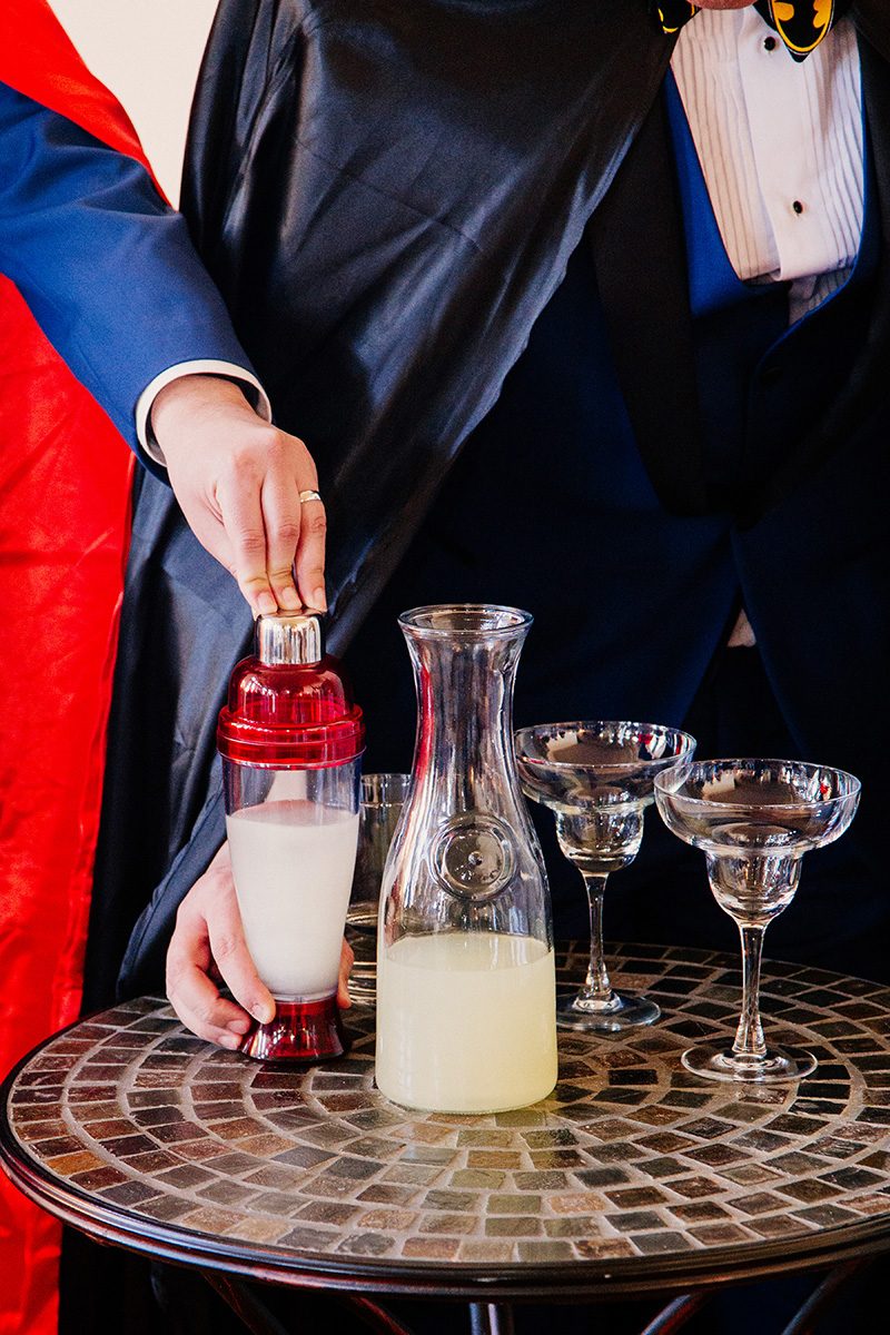 Heroes in love: a comic book themed microwedding in Chicago