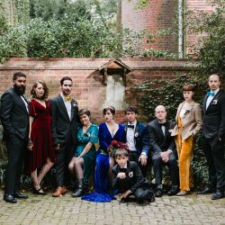 32073854528 9770cd7efd k - Check the blue velvet wedding dress and matching blazer at this a moody goth-lite wedding Velvet, vegans, & Vincent Price: a moody goth-lite wedding