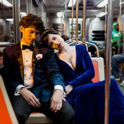 44128360770 d492b52a80 k - Check the blue velvet wedding dress and matching blazer at this a moody goth-lite wedding Velvet, vegans, & Vincent Price: a moody goth-lite wedding