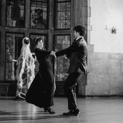 45032630315 57f26926ba k - Check the blue velvet wedding dress and matching blazer at this a moody goth-lite wedding Velvet, vegans, & Vincent Price: a moody goth-lite wedding