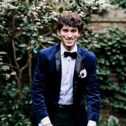 45220769654 bd6c09b849 k - Check the blue velvet wedding dress and matching blazer at this a moody goth-lite wedding Velvet, vegans, & Vincent Price: a moody goth-lite wedding