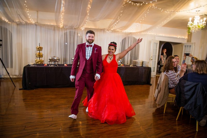 A most "strange and unusual" Beetlejuice wedding (with the movie wedding outfits!)