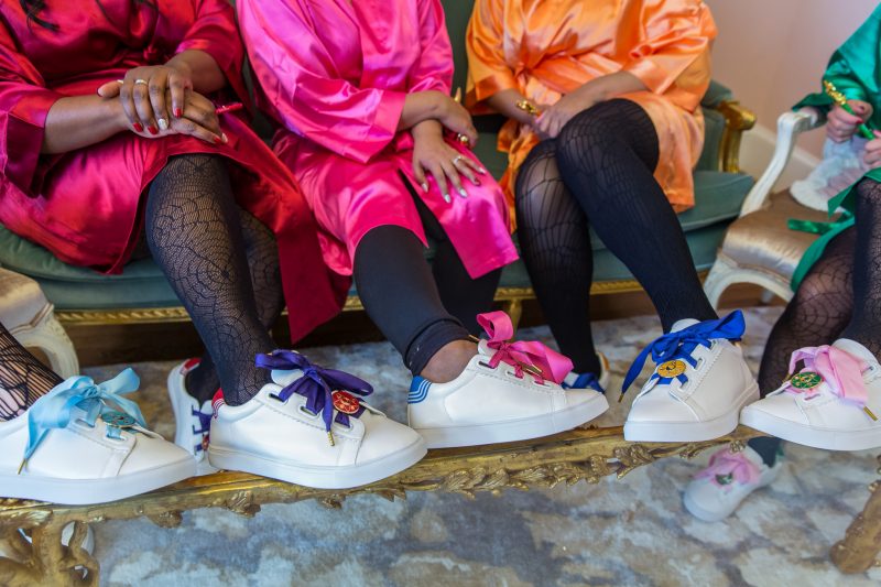 A most "strange and unusual" Beetlejuice wedding (with the movie wedding outfits!)