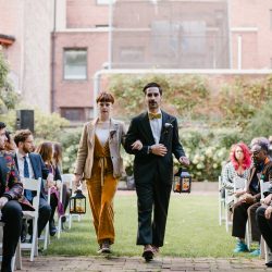 45895580402 9558696052 k - Check the blue velvet wedding dress and matching blazer at this a moody goth-lite wedding 45895580402 9558696052 k