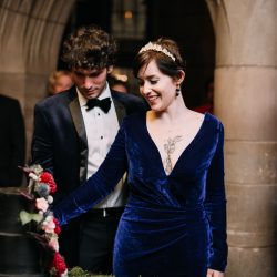 45895625882 991134acbe k - Check the blue velvet wedding dress and matching blazer at this a moody goth-lite wedding Velvet, vegans, & Vincent Price: a moody goth-lite wedding