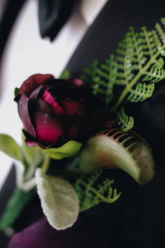 Venus flytraps and forever love at this haunting inspiration wedding 