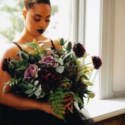 ChettaraTPhotography Halloween Wedding 3485 - Venus flytraps and forever love at this haunting inspiration wedding Venus flytraps and forever love at this haunting inspiration wedding