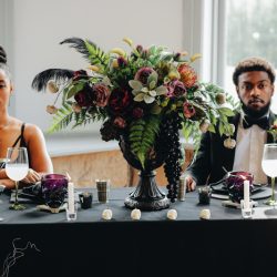 ChettaraTPhotography Halloween Wedding 3525 - Venus flytraps and forever love at this haunting inspiration wedding Venus flytraps and forever love at this goth wedding shoot