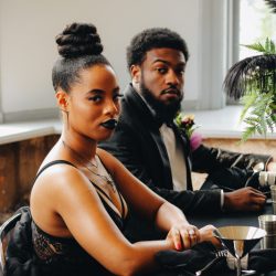 ChettaraTPhotography Halloween Wedding 3528 - Venus flytraps and forever love at this haunting inspiration wedding Venus flytraps and forever love at this goth wedding shoot