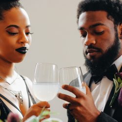 ChettaraTPhotography Halloween Wedding 3620 - Venus flytraps and forever love at this haunting inspiration wedding Venus flytraps and forever love at this goth wedding shoot