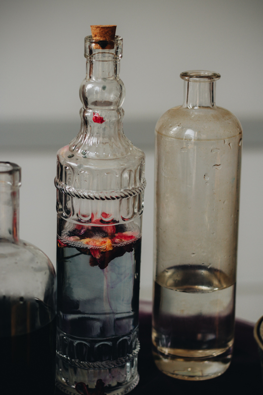 Venus flytraps and forever love at this goth wedding shoot