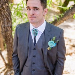 A magical blend of cultures: a Navajo Irish mountain wedding meets Star Wars