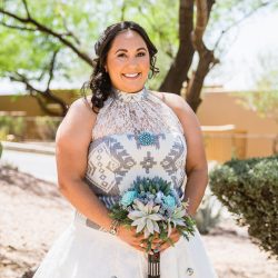 A magical blend of cultures: a Navajo Irish mountain wedding meets Star Wars