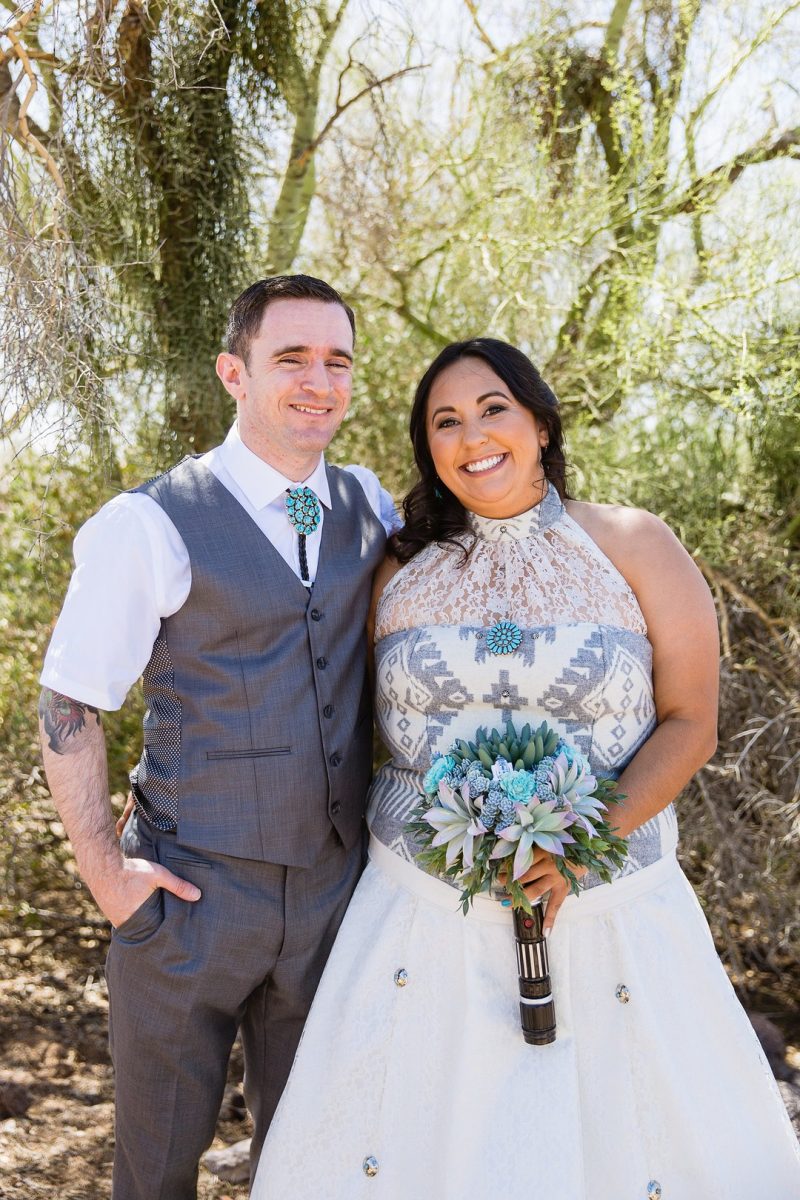 A blissful blend of cultures a Navajo Irish mountain wedding