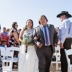A magical blend of cultures: a Navajo Irish mountain wedding meets Star Wars