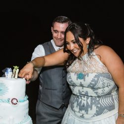 A magical blend of cultures: a Navajo Irish mountain wedding meets Star Wars