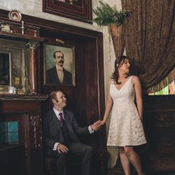 Thompson Thompson MichaelFarmerPhotography 5A2A8366 big - A rustic bar wedding at a bayou style saloon in Hollywood A rustic bar wedding at a bayou style saloon in Hollywood